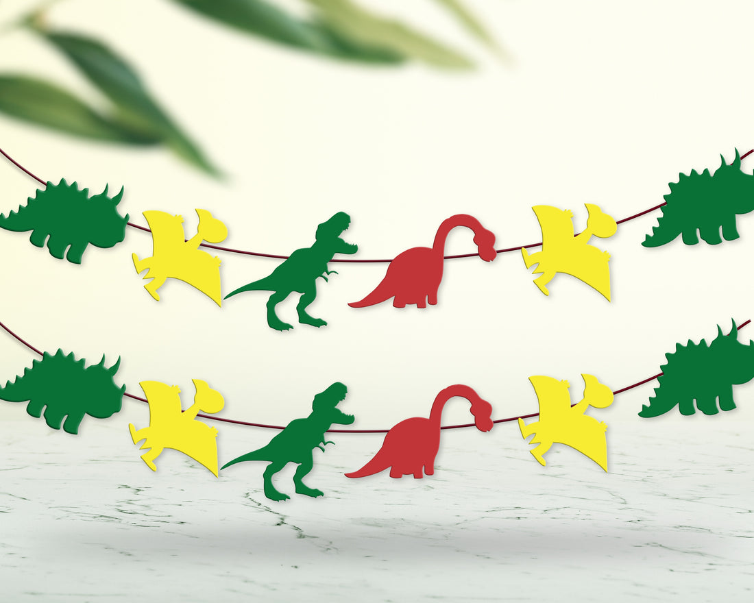 Dinosaur Theme Flag Hanging