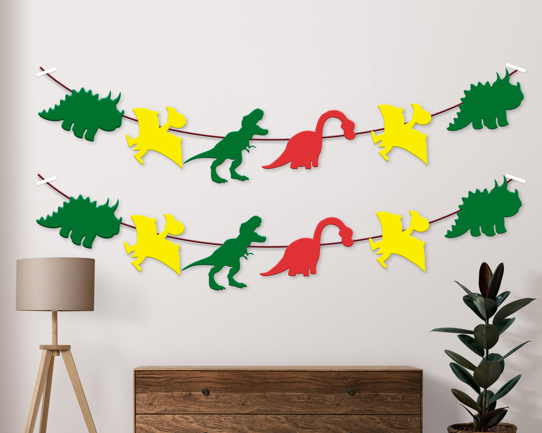 Dinosaur Theme Flag Hanging