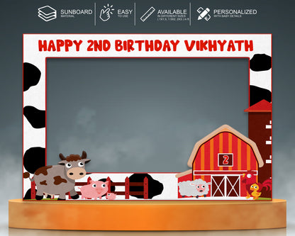 Farm Theme Customized Photobooth