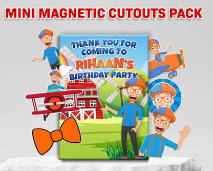 Blippi Theme Mini Magnetic Return Gift Pack