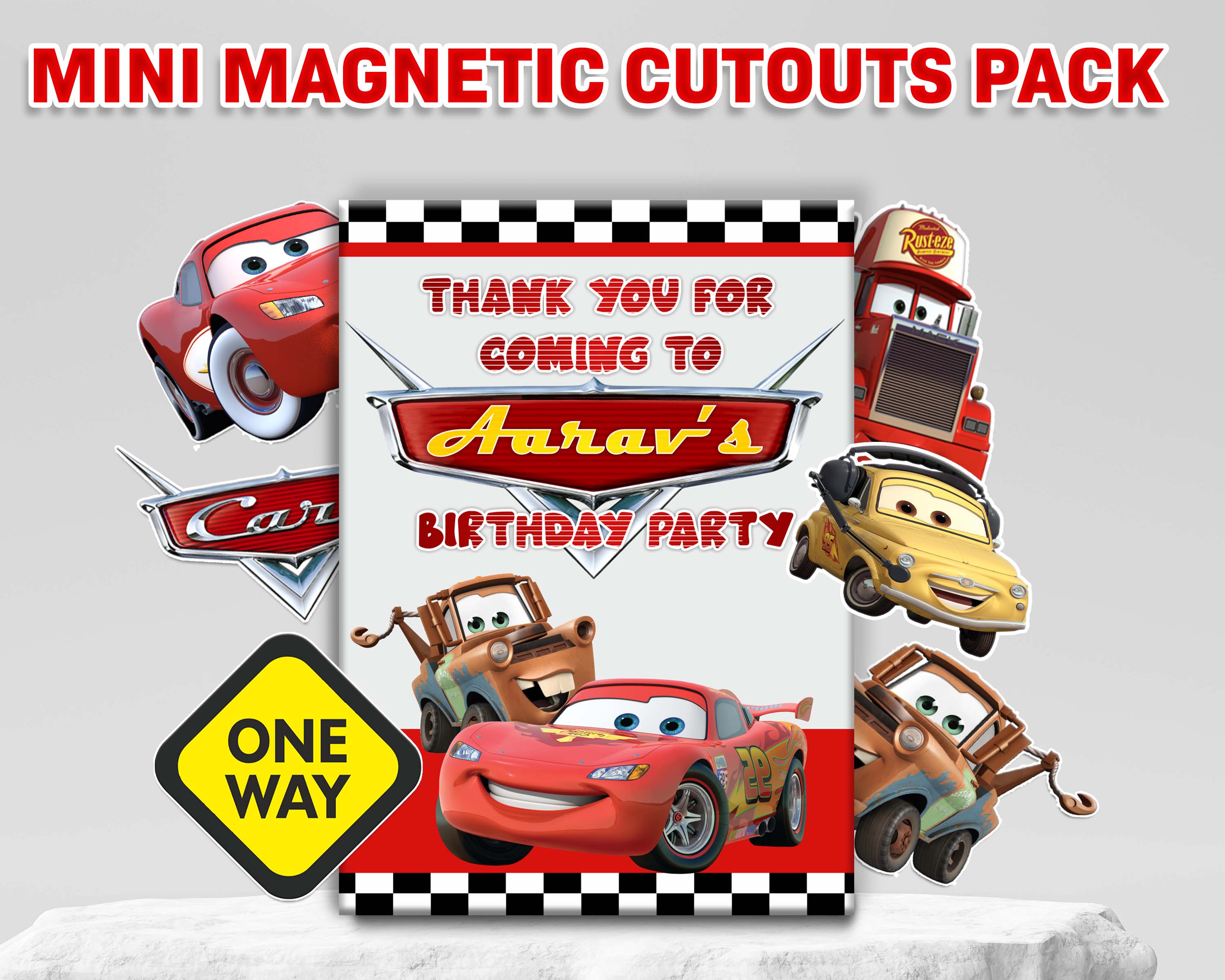 Car Theme Mini Magnetic Return Gift Pack