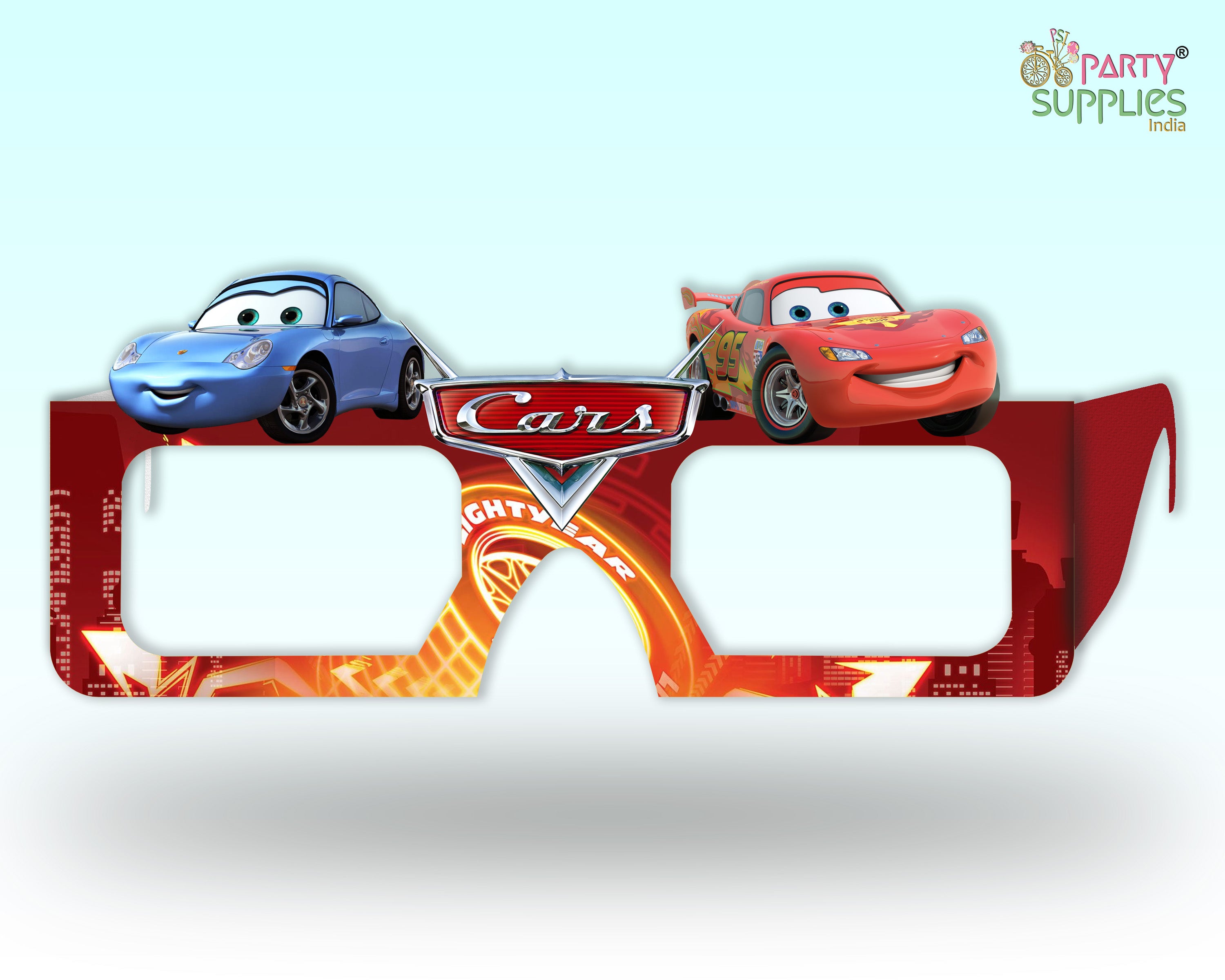 Car theme Birthday Party glasses