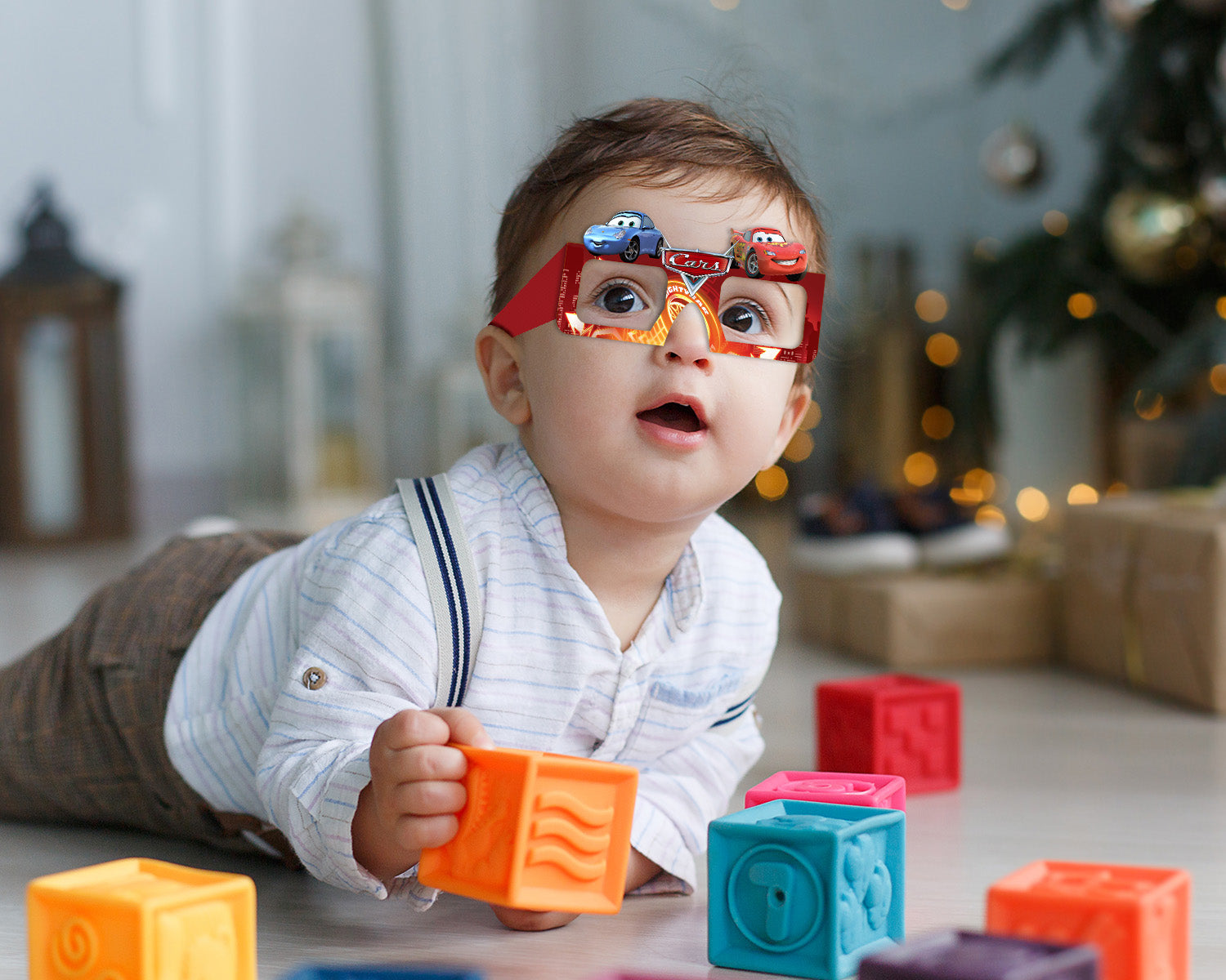 Car theme Birthday Party glasses