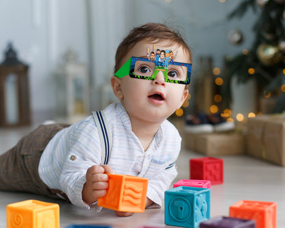 Cricket theme Birthday Party glasses