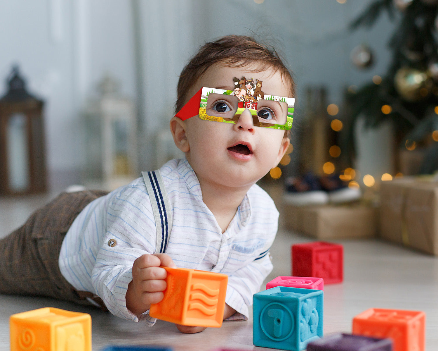 Farm Theme Birthday Party glasses