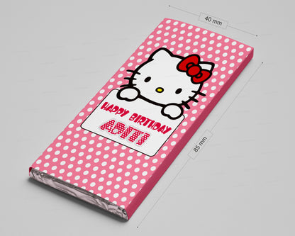 Hello Kitty Theme Home Made Chocolate Return Gifts