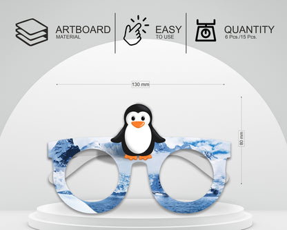 Penguin  theme Birthday Party glasses