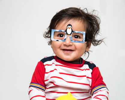 Penguin  theme Birthday Party glasses