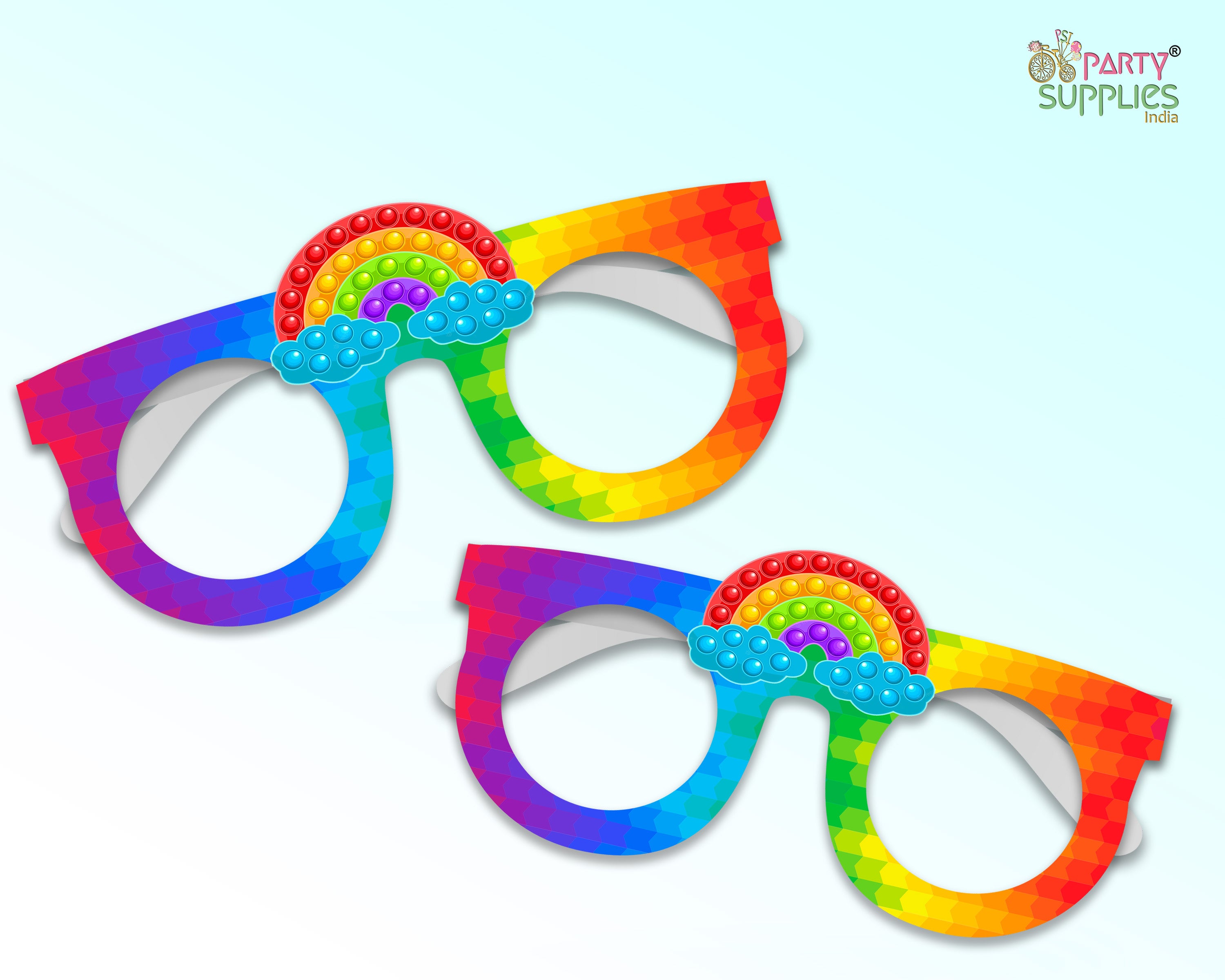 Pop It theme Birthday Party glasses