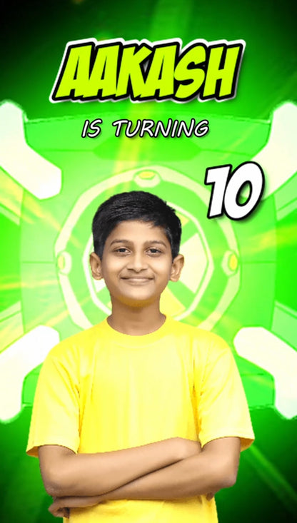 Ben 10 Theme E-Video Invite