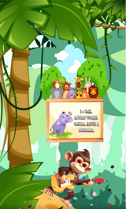 Jungle Theme E-Video Invite