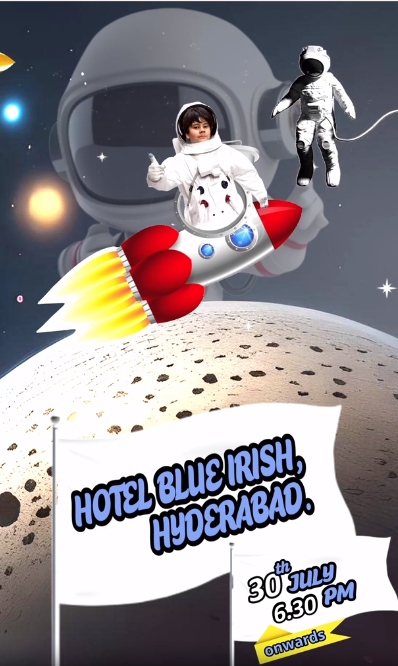 Space Theme E-Video Invite