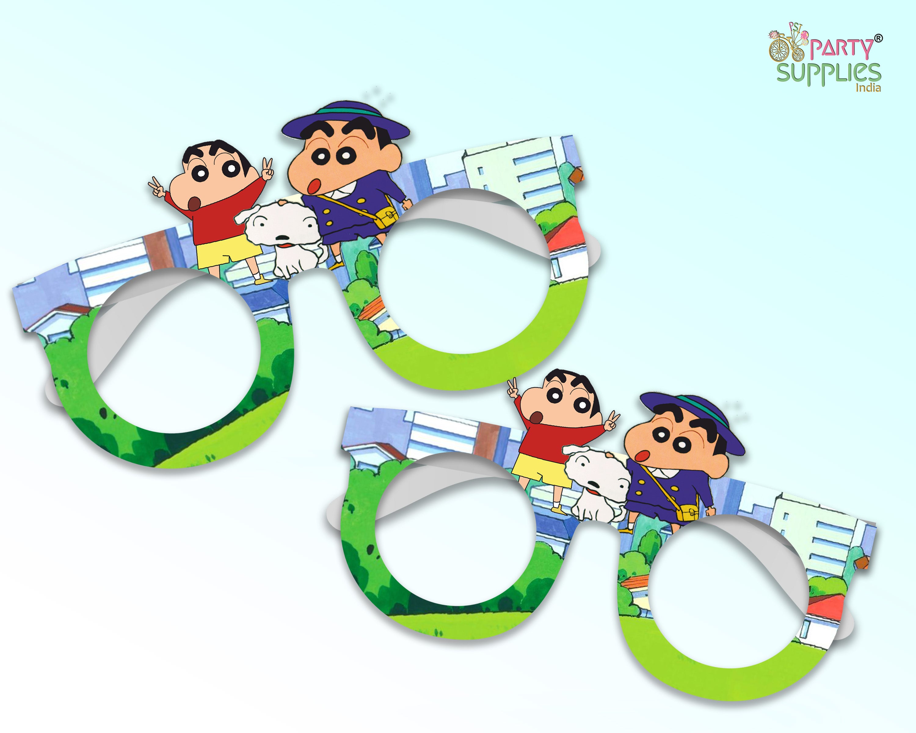 Shinchan theme Birthday Party glasses