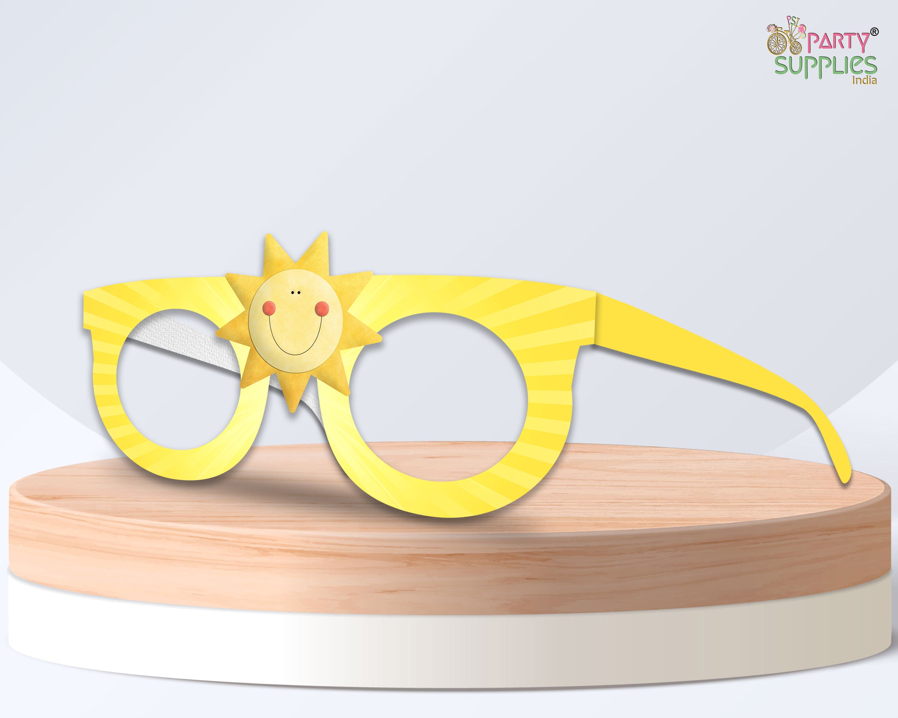 Sunshine Boy  theme Birthday Party glasses