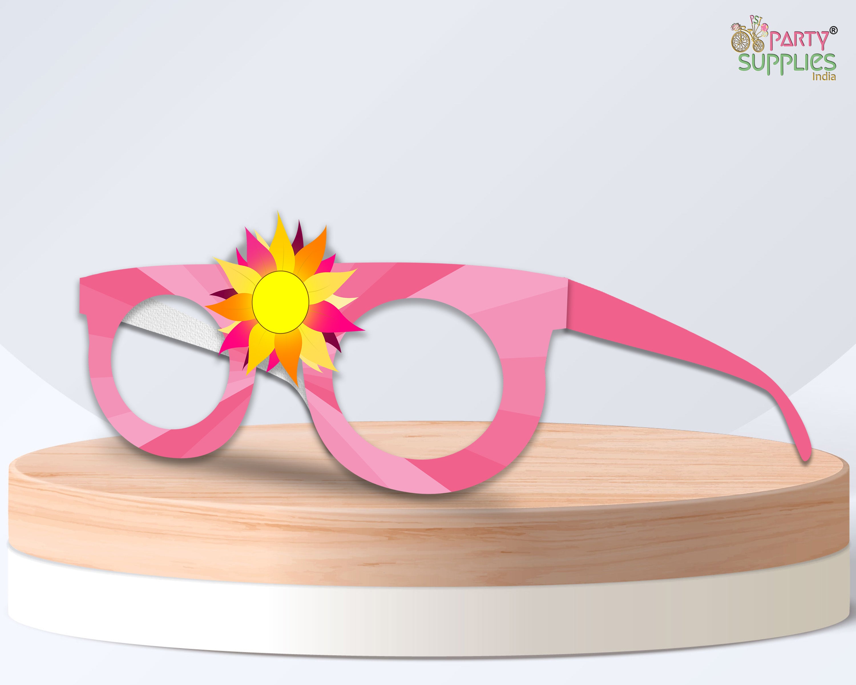 Sunshine Girl theme Birthday Party glasses