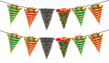 PSI Christmas Theme Flag Bunting