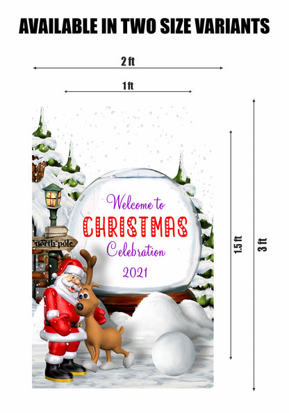 PSI Christmas Theme Welcome Board - 01