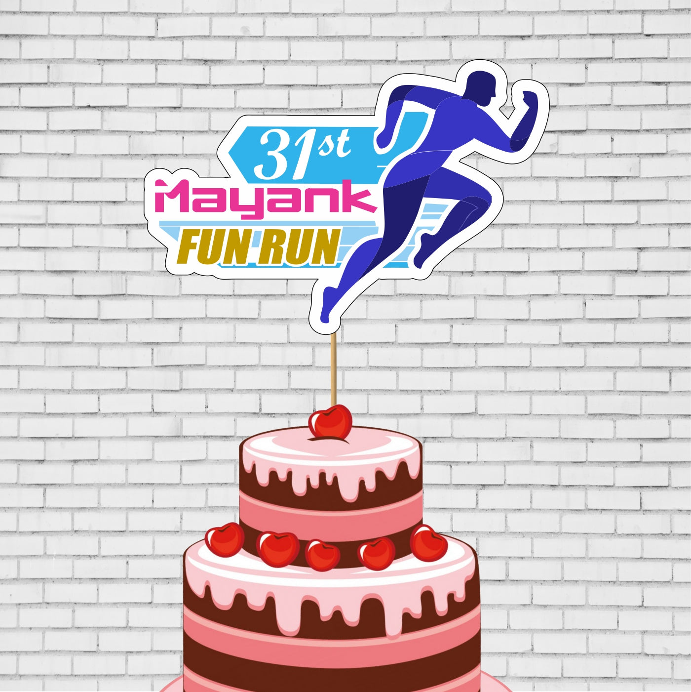 Running Athlete Birthday Cake | Kat Buchan | Flickr