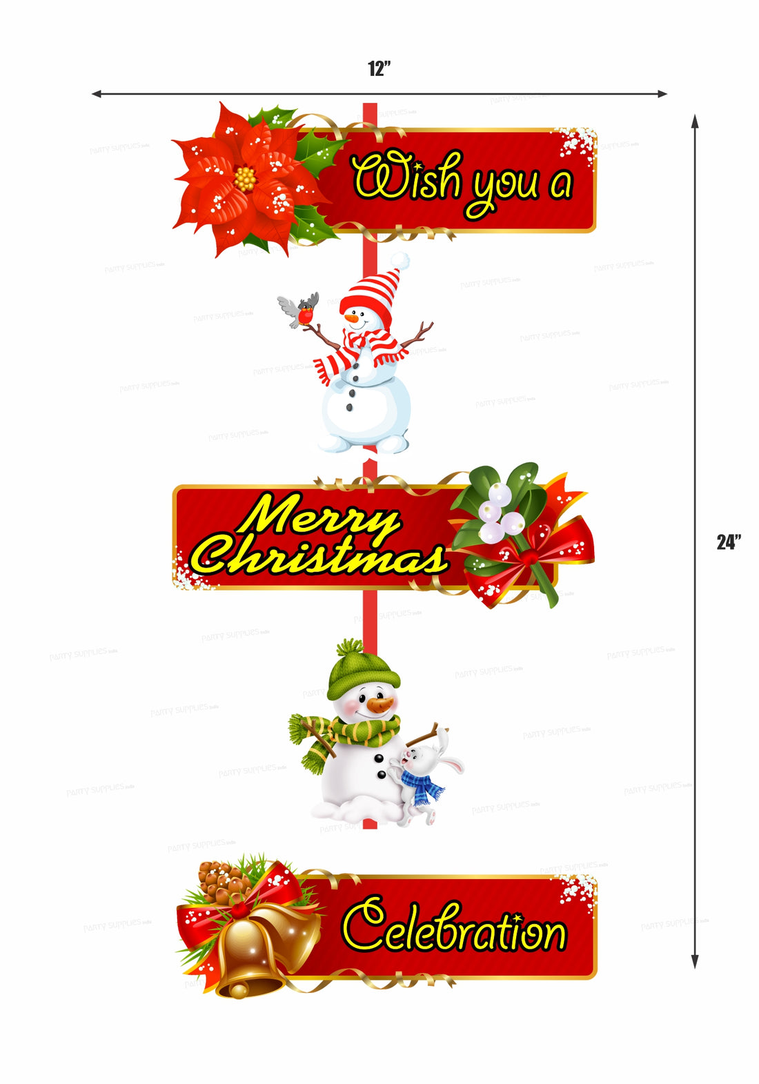 PSI Christmas Theme Door Poster