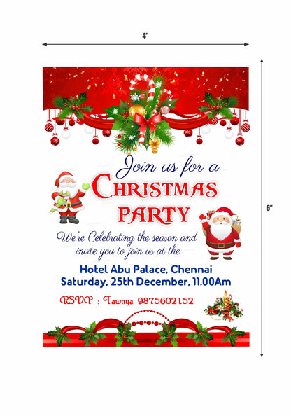 PSI Christmas Theme Invite