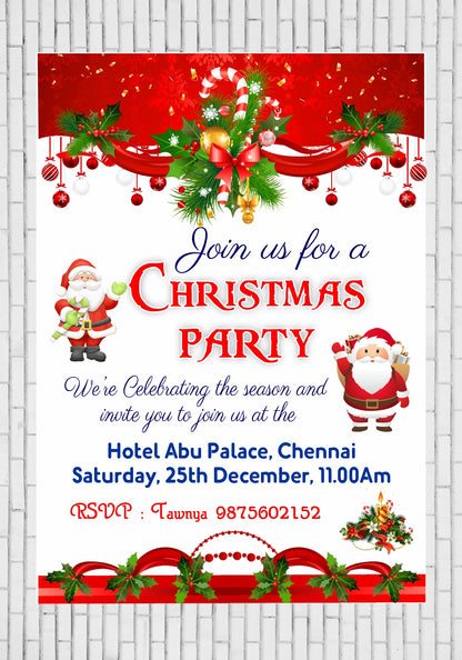 PSI Christmas Theme Invite