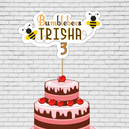 Bumble Bee Theme Cake Topper