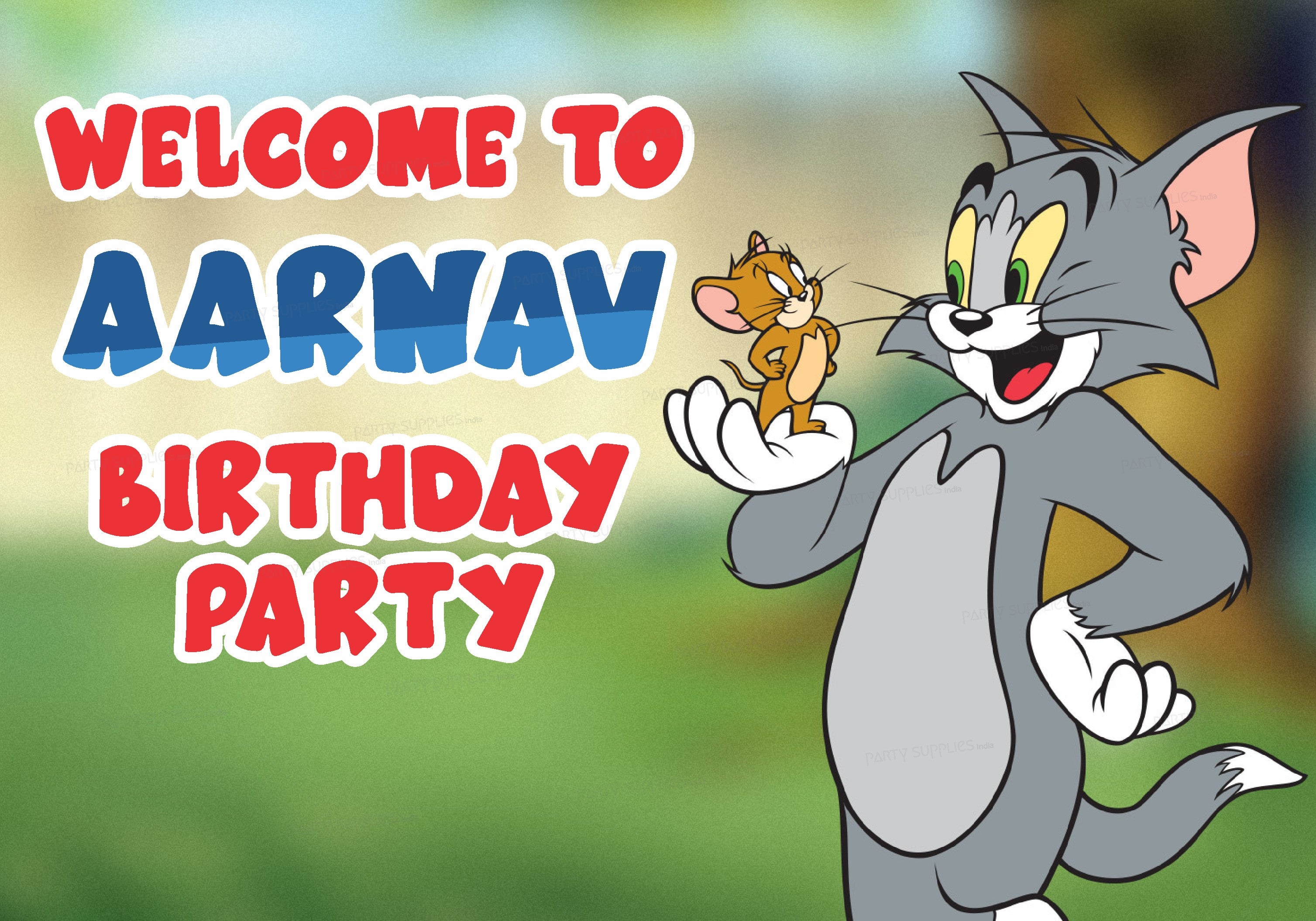 Tom &amp; Jerry Theme Welcome Poster