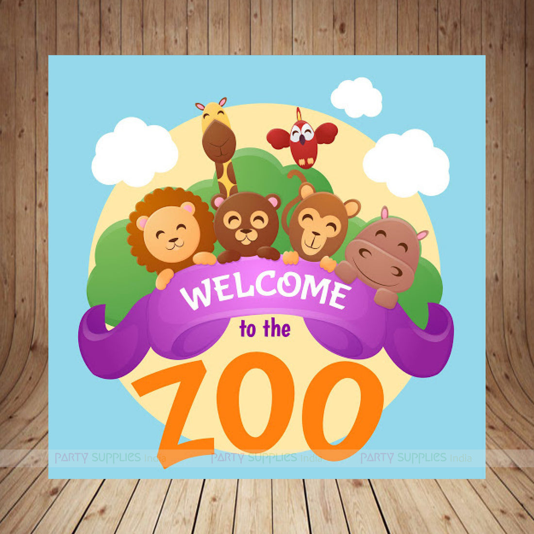 Jungle Theme Personalized Welcome Board