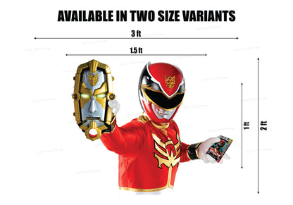 Power Rangers Theme Cutout PWR-02