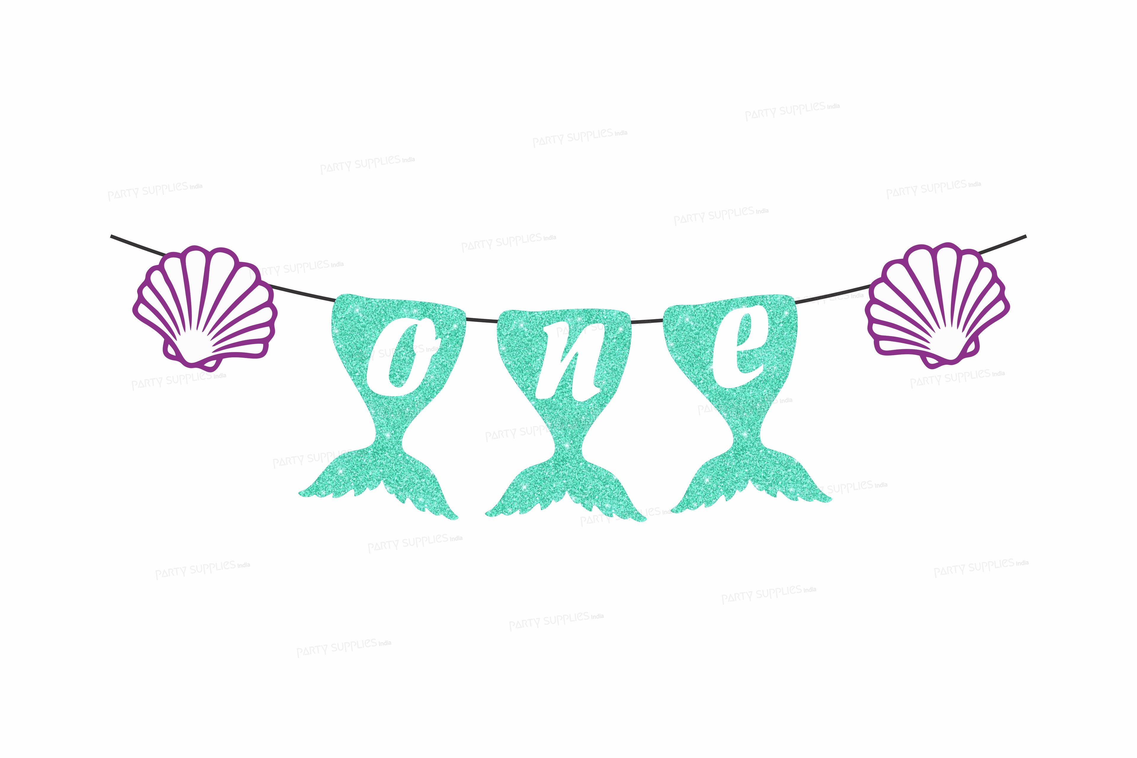 Mermaid Theme Personalized with Baby Age Hanging