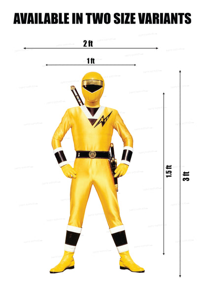 Power Rangers Theme Cutout PWR-03