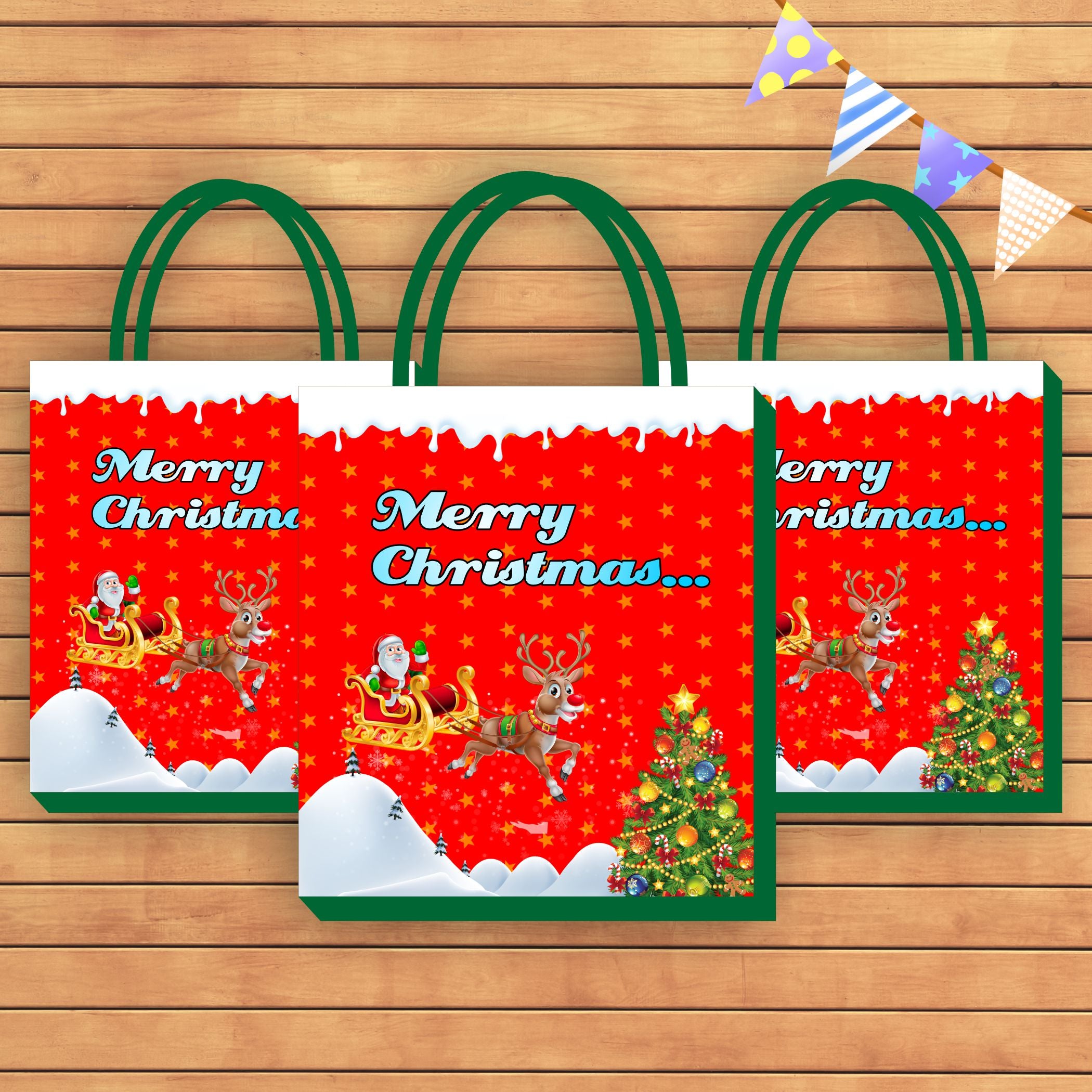 PSI Christmas Theme Return Gift Bag