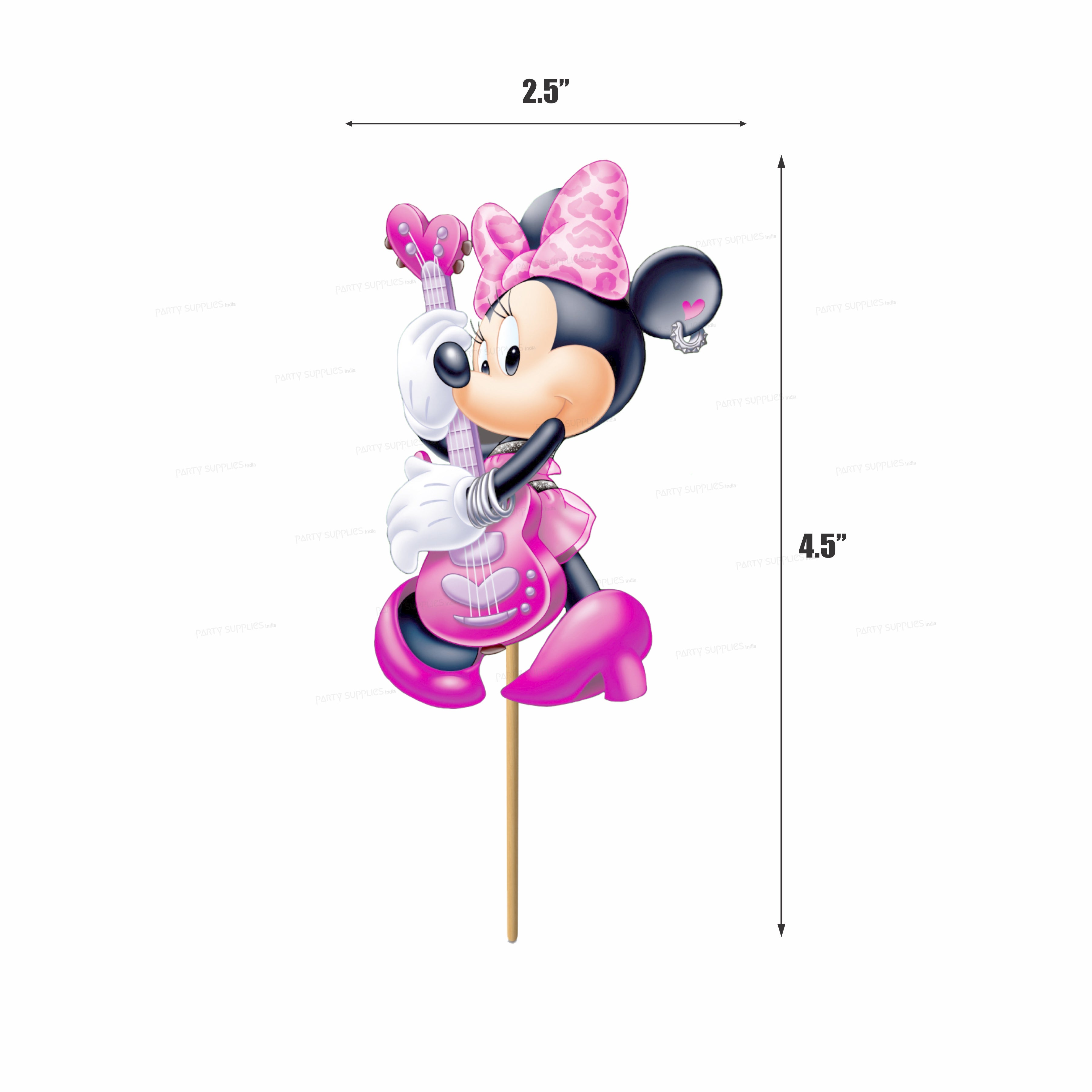 Minnie Mouse Theme Cupcake Topper