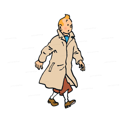 Tintin Theme Cutout TIN-12