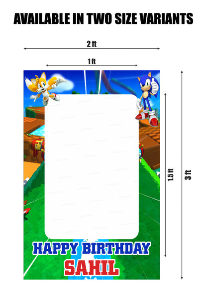 Sonic the Hedgehog Theme Personalized  PhotoBooth