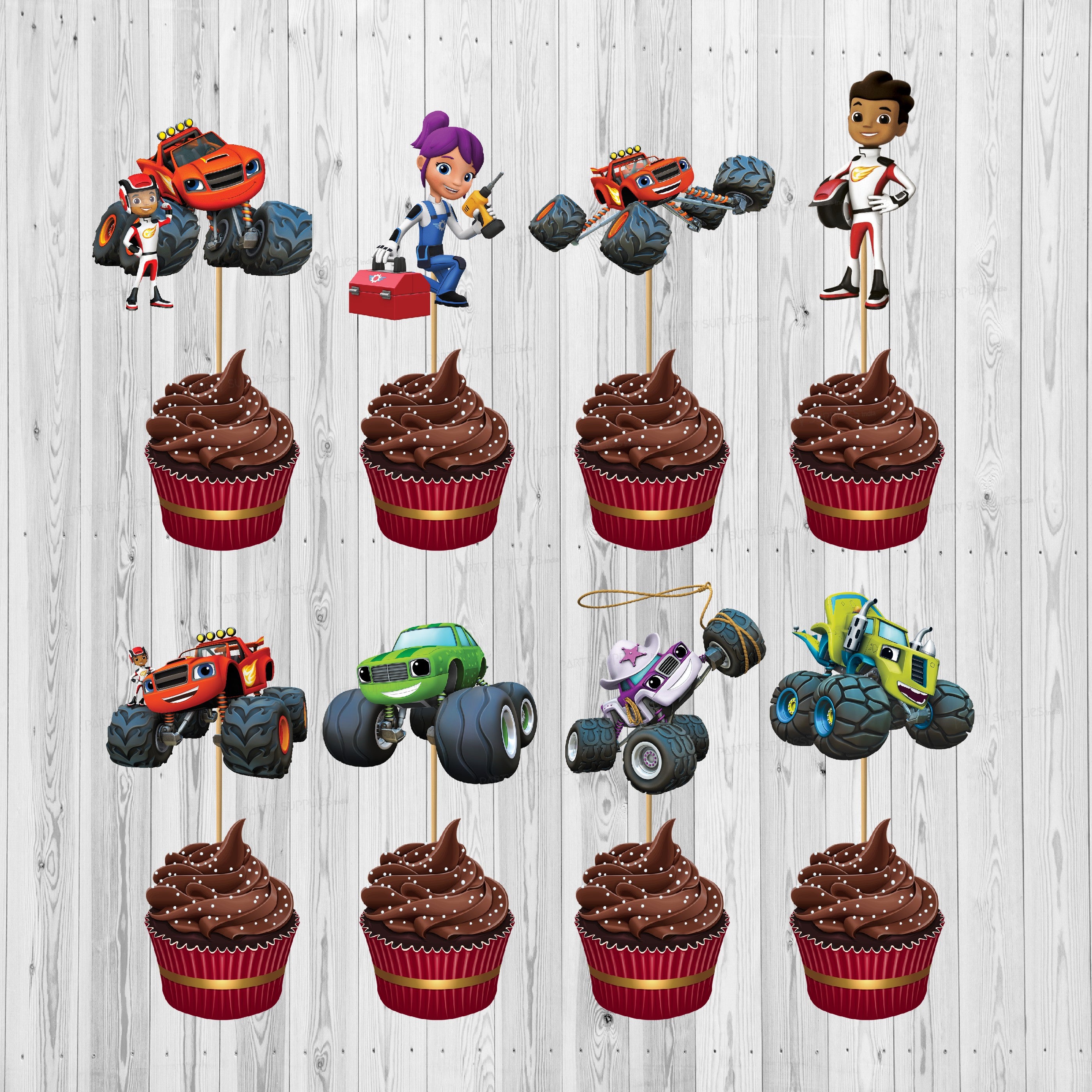 Blaze and the Monster Machines Edible Cake Topper Image ABPID05946 – A  Birthday Place