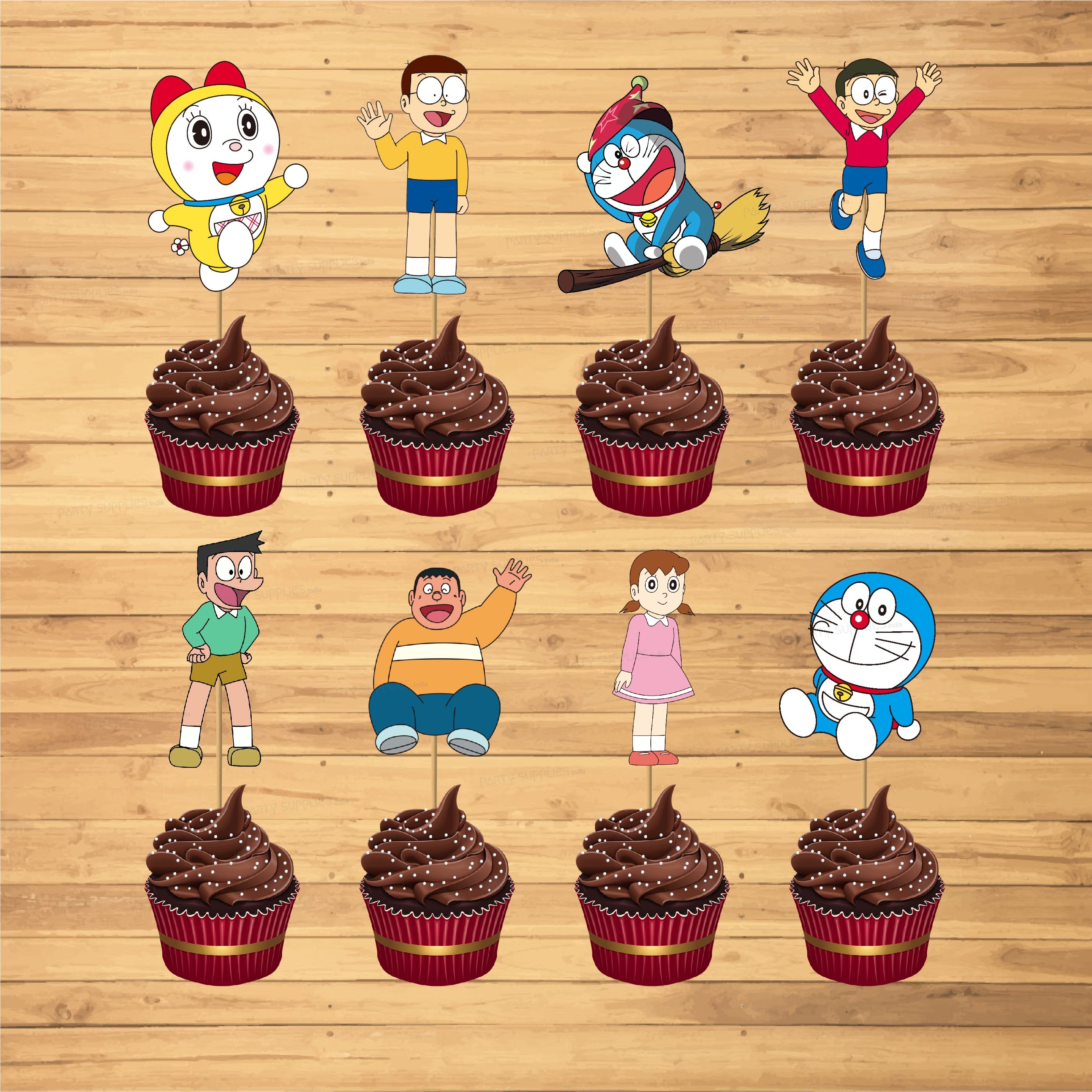 Cute stand wave Doraemon cake decoration cake topper – NZgotoy