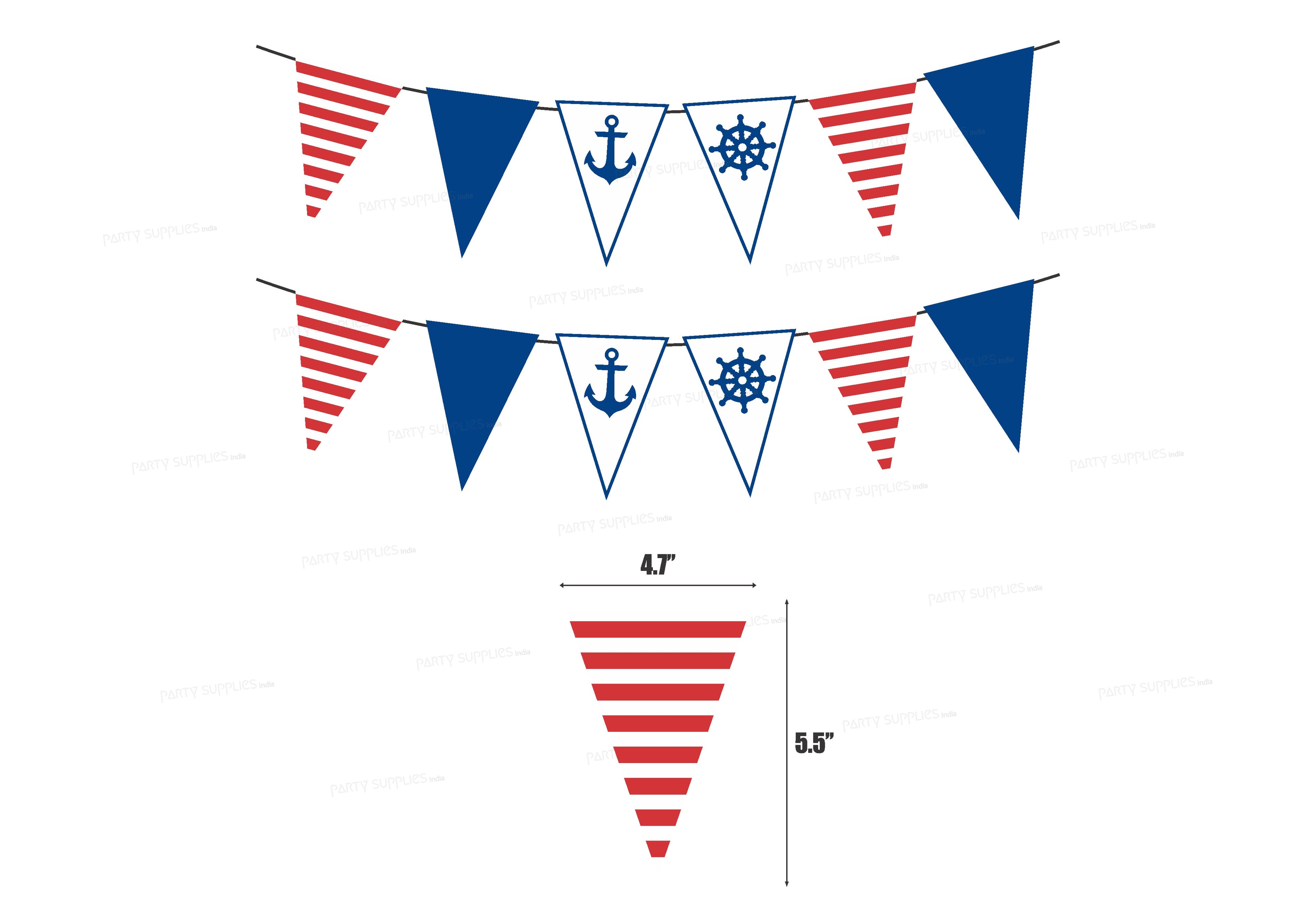 Sailor Theme Flag Bunting