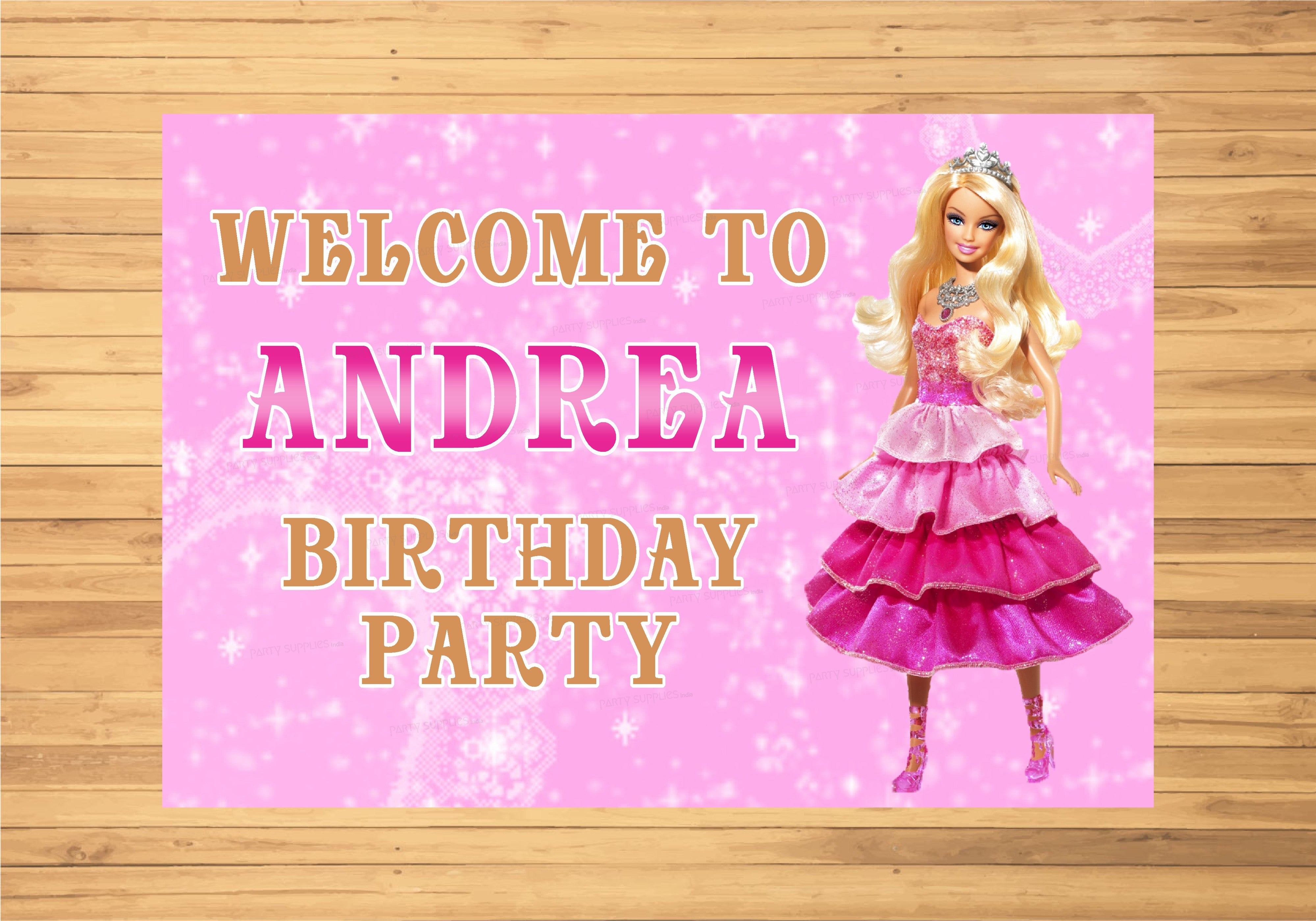 Barbie best sale birthday poster