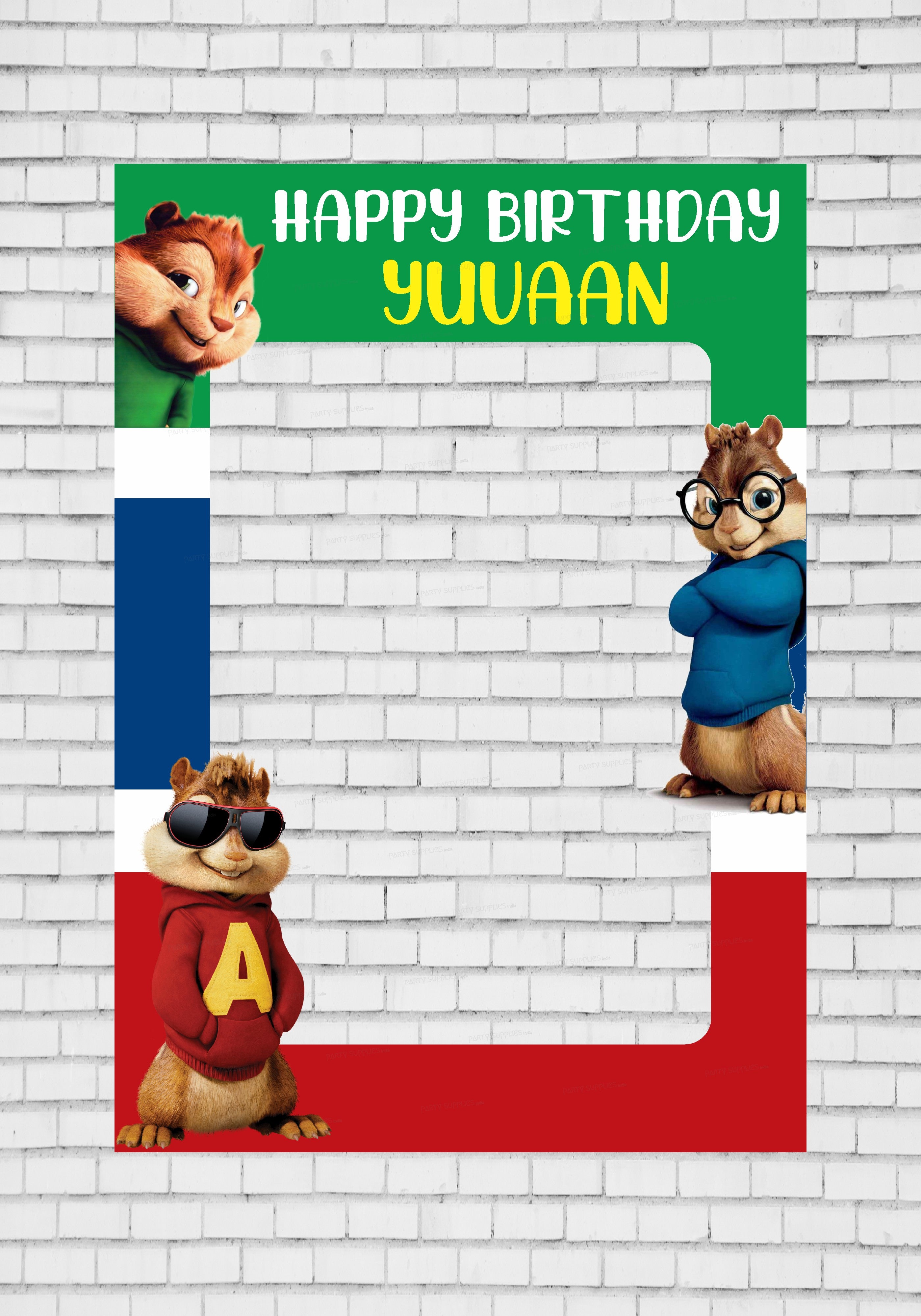 Alvin and Chipmunks Theme Customized PhotoBooth