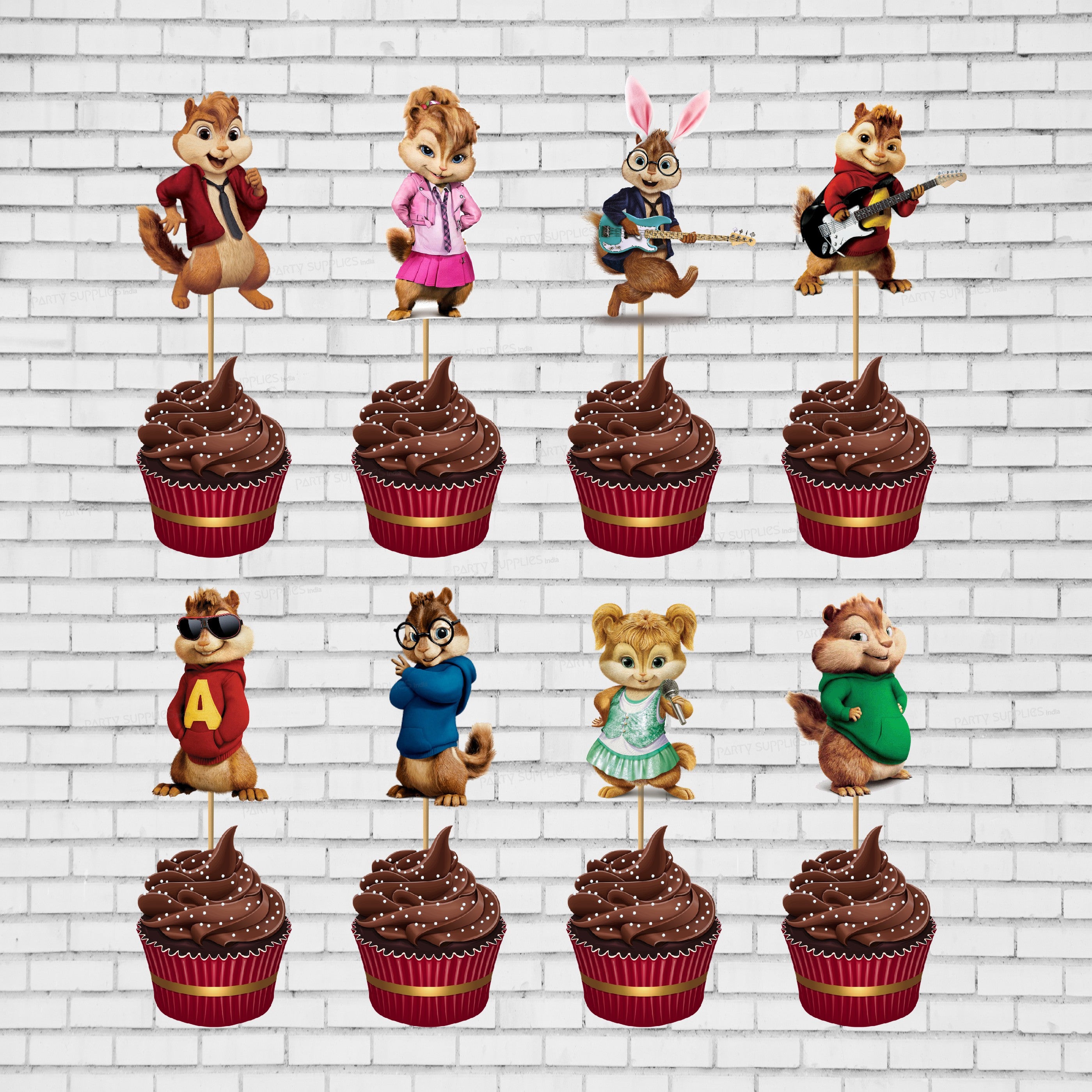 WoW Party Studio P J Cartoon Theme Happy Birthday Cake Toppers Set 5Pcs for  Boys,Kids Parties/1st, First Bday Decorations/Girls, Toddlers, Babies Birth  Day Cake Decor Item : Amazon.in: Toys & Games