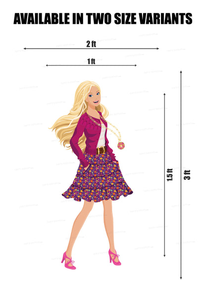 Barbie Theme Cutout BRB-11