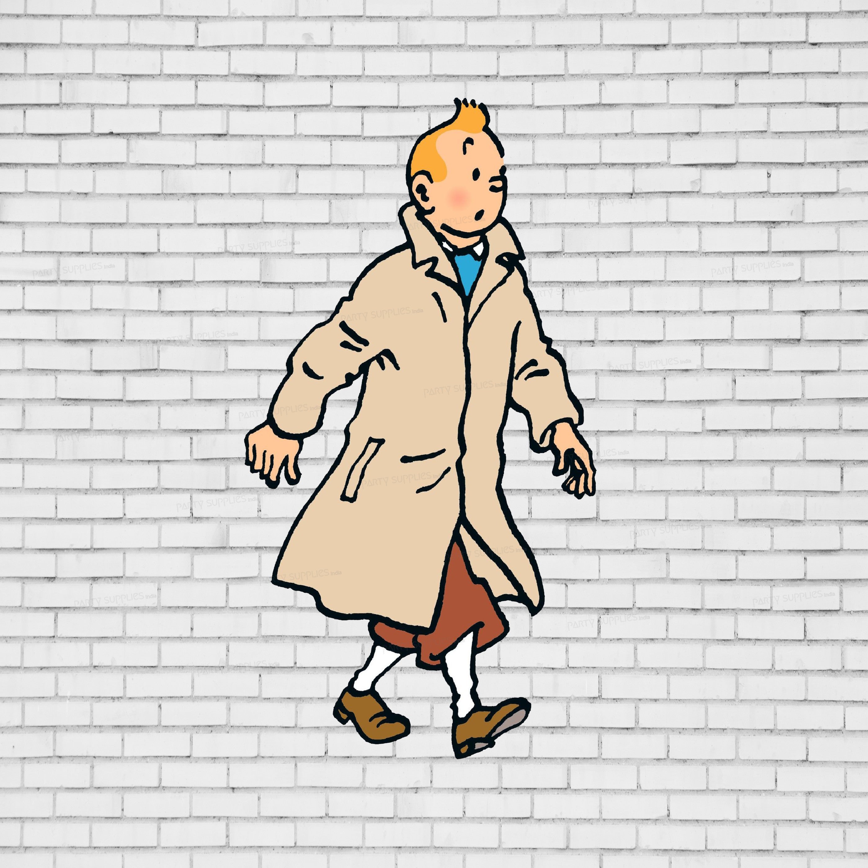 Tintin Theme Cutout TIN-12