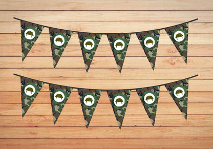 Military Theme Flag Bunting