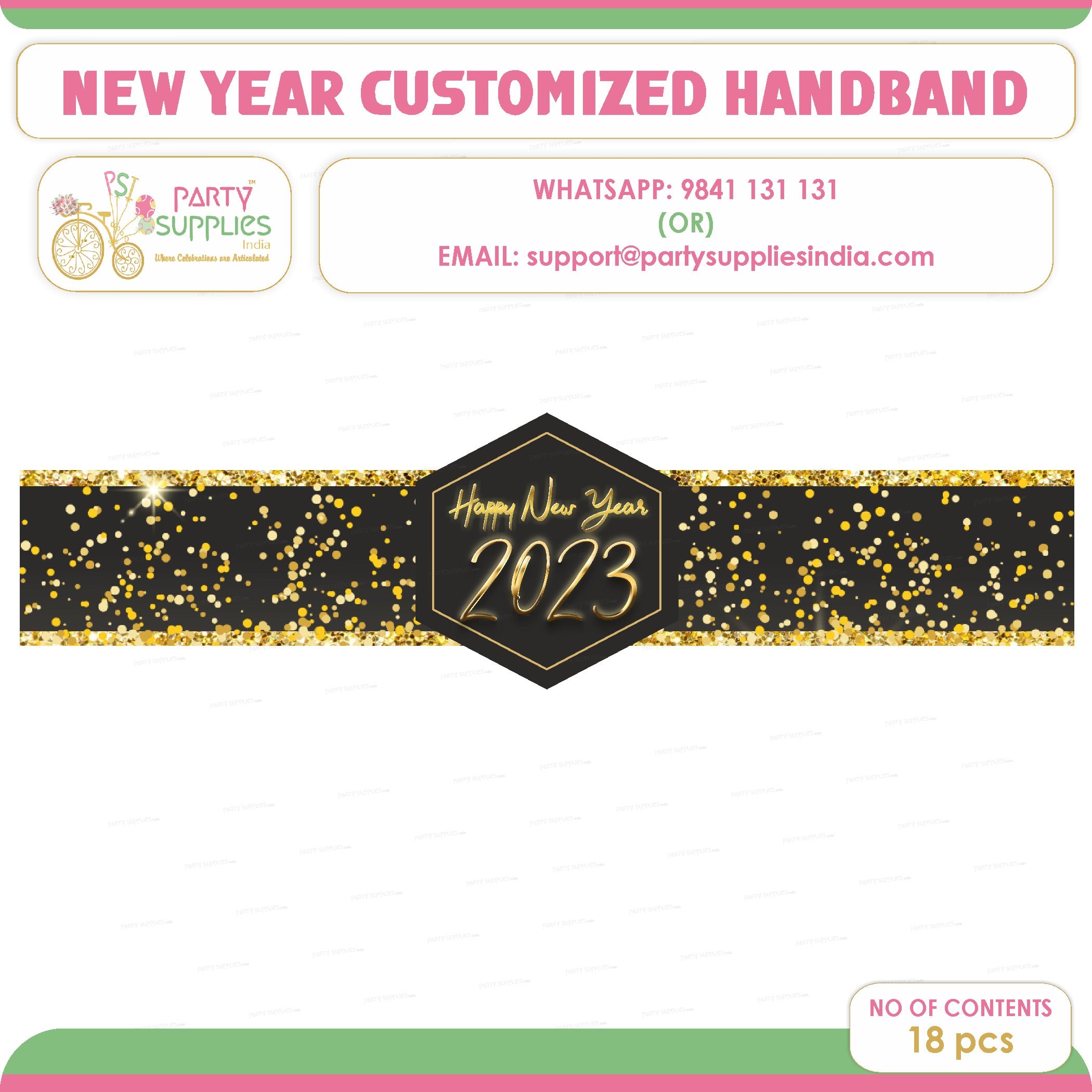 PSI  New Year Theme Hand Band