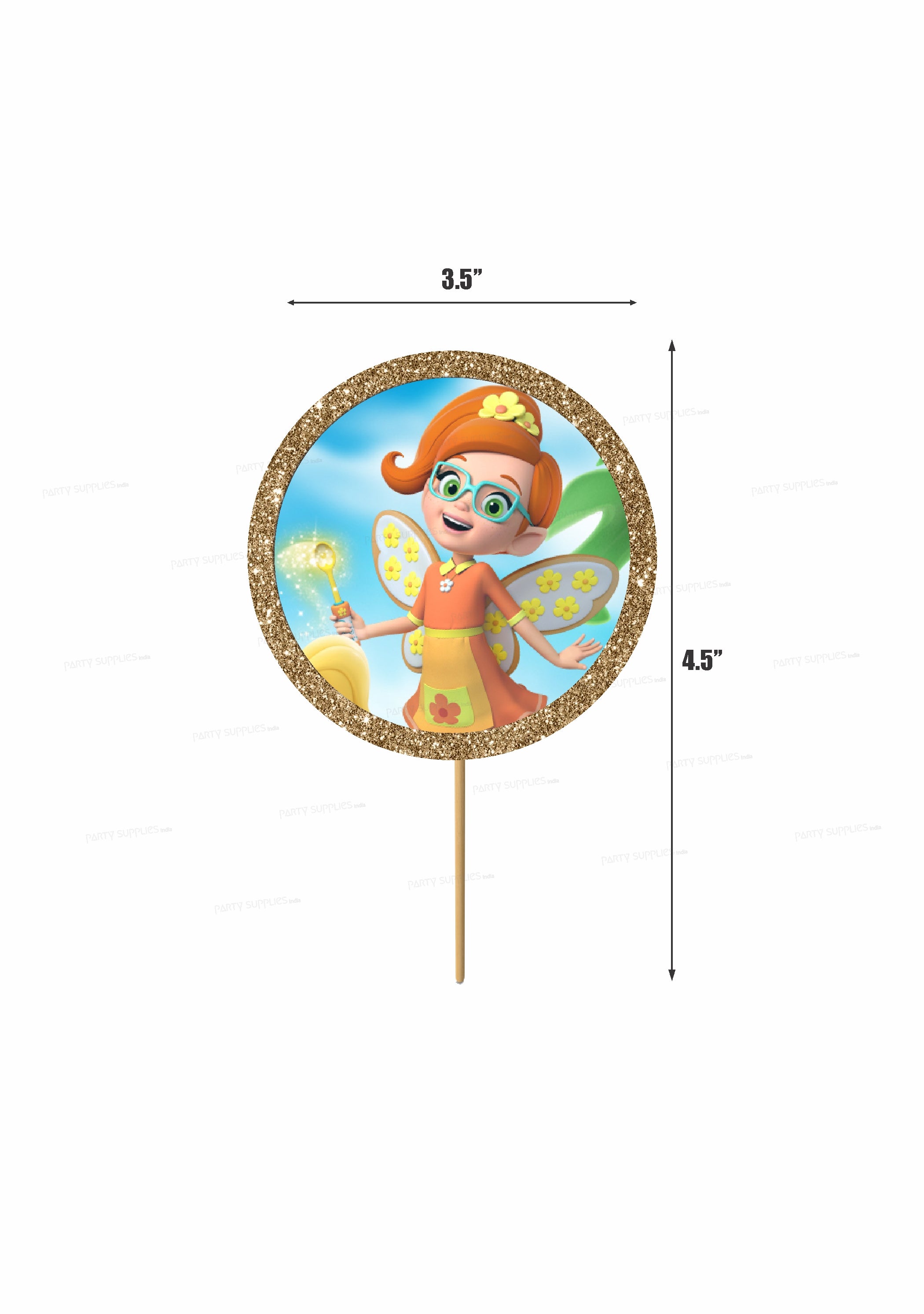 PSI Marathon Theme Customized Cup Cake Topper  Party supplies online –  Party Supplies India