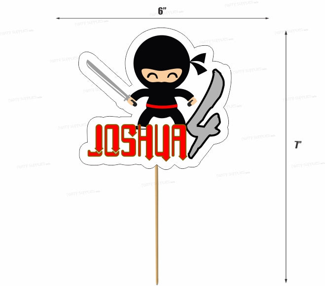 Buy Printable Ninja Birthday Cake Topper Party Decoration Digital File  Online in India - Etsy