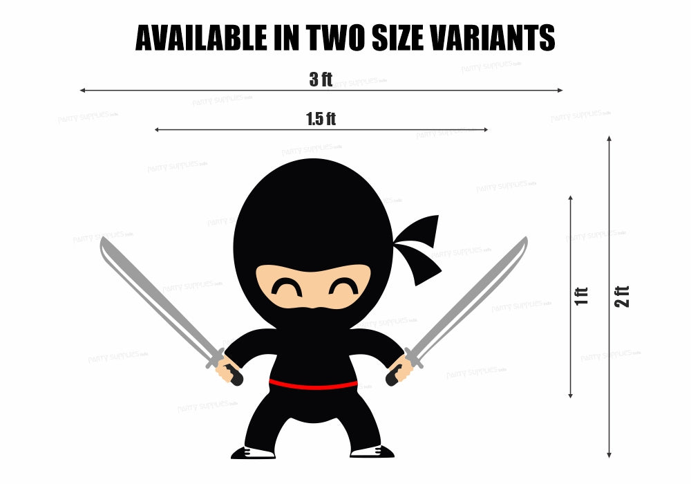 Ninja Theme Cutout NJA-03