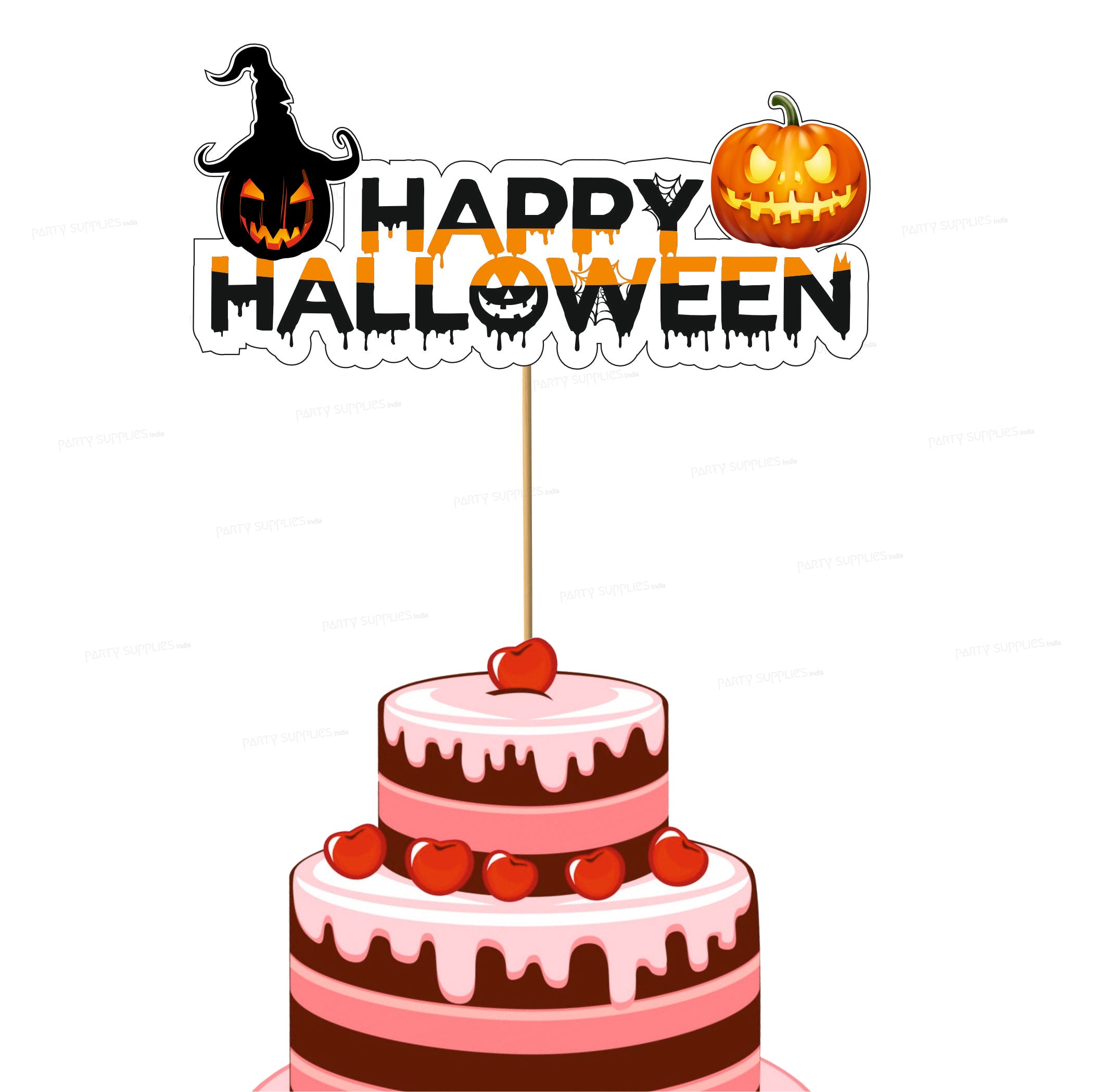 Halloween Theme Cake Topper