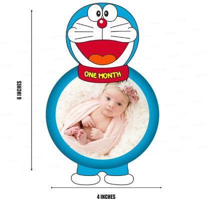 Doraemon Theme 12 Months Photo Banner